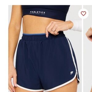 NWT Fabletics Navy Heritage Dolphin Shorts